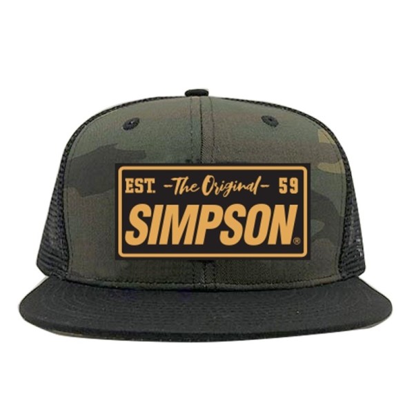 Simpson Camo Snap-Back Keps