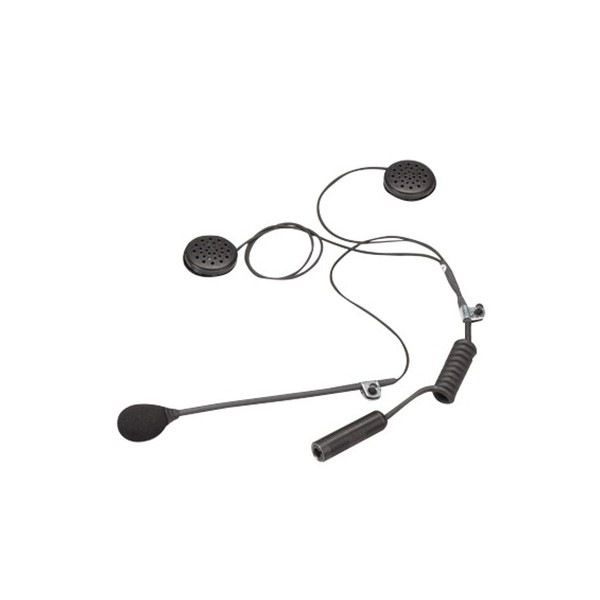 Open Face Helmet Mic-boom & Speakers