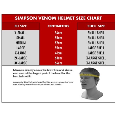 Simpson Venom, Venom Helmet